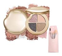 Glow Wardrobe Eye & Cheek Palette: Trucco di carico e evidenziatore, ombretto luccicante, palette di trucco impermeabile, evidenziazione e definizione del viso, abbigliamento per tutto il giorno (#03)
