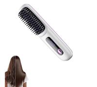 Glow Wave Heated Brush, Glowwave Wireless Heated Brush, 3 Heat Settings & LED Screen(Blue)