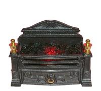 Glow Well Fires Griglia Braciere Carbone Vittoriano Miniatura 12V 1:12
