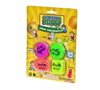 Glow2B Spielwaren 620452 Jumping Putty Pack of 4