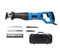 Glowdora Macchina Segaossa, Segaossa Elettrica Professionale da Macellaio, Sega A Sciabola Elettrica con Cavo A velocità Variabile con Lame per Tagliare Metallo, Legno, Maiale, Manzo E Montone