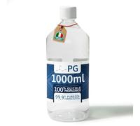 Glowell Glicole Propilenico Grado di Purezza Farmaceutica 99.9%, Base Neutra Multiuso per Uso Cosmetico come Idratante e creazione Liquidi. Insapore e Inodore Made in Italy (1000 ml)