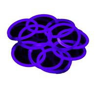 Glowhouse - Confezione da 100 braccialetti luminosi, colori assortiti (viola)
