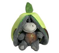 Glowing Breathing Plush Toy | Plush, 30x10cm | Light Up Sleep Aid For | Musical Early Learning Stuffed Animal (Strawberry/Avocado Design)