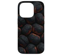 Glowing Charcoal Briquettes for Grillmasters and Smokers Custodia per iPhone 14 Pro