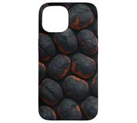 Glowing Charcoal Briquettes for Grillmasters and Smokers Custodia per iPhone 15