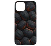 Glowing Charcoal Briquettes for Grillmasters and Smokers Custodia per iPhone 15 Plus