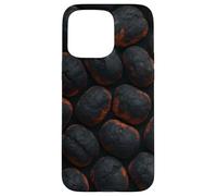 Glowing Charcoal Briquettes for Grillmasters and Smokers Custodia per iPhone 15 Pro Max