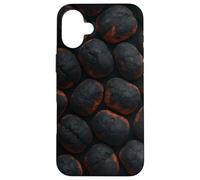 Glowing Charcoal Briquettes for Grillmasters and Smokers Custodia per iPhone 16 Plus
