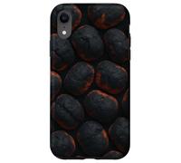 Glowing Charcoal Briquettes for Grillmasters and Smokers Custodia per iPhone XR