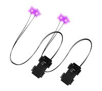 Glowing Eyes Halloween, Light Up Eyes, 0.2in Led Spooky Props, Battery Operated Timer, Bright Long Lasting Illumination for Indoor, Outdoor, Skeleton, Pumpkins, Tombstones, Halloween, Decorations