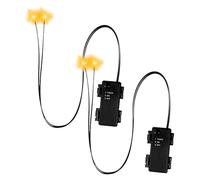 Glowing Eyes Halloween, Light Up Eyes, 0.2in Led Spooky Props, Battery Operated Timer, Bright Long Lasting Illumination for Indoor, Outdoor, Skeleton, Pumpkins, Tombstones, Halloween, Decorations
