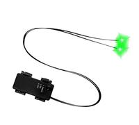 Glowing Eyes Halloween - Skull LED Light Up Eyes for Spooky Decoration, Creepy Props with Timer Function, Battery Operated for Tombstones, Skeletons, Pumpkins, 2.95 inch