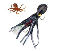 Glowing Fast Sinking with Double Hooks Squid Fishing Lures Artificial