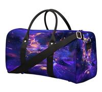 Glowing Fire Butterfly Borsone da viaggio per donne uomini ragazze ragazzi weekend pernottamento borse 22,7 L Tote Cabin bagagli per sport palestra yoga, Colore, 22.7L, Organizer per borse