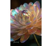 Glowing Flower Journal: A Dreamy Writing Notebook with Realistic Floral Art, Enchanted Glow, and Sparkling Inspiration