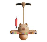 Glowing Jumping Ball, Balance Training Toy, 14.57x6.3x25.59 Inches Jumper with Handle Feature, Kids Exercise Toy, Balance Accessory with Sturdy Material, Fun Gear for Home and Backyard