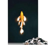 Glowing Koi Fish Dark Pond Jigsaw Puzzle Impossibili 1000Pcs Decorazione Per La Casa. Giochi Rilassamento E Intelligence Per Adulti E Ragazzi Da 14 Anni 1000pcs (38x26cm)