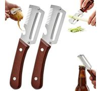 Glowing Peeler, 3-in-1 Multi Function Peeler Knife Combines Peeling, Shredding, And Bottle Opener Functions, For Potato, Carrot, Fruit, Non-slip Ergonomic Handle, Dishwasher Safe (2 Pcs)