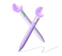 Glowing Pens - 2 Pack Light Pen, Star/Moon Design, 0,5 mm Ballpoint