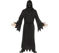 Glowing Phantom Mask - Maschera da adulto, colore: nero Fun World