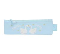 Glowlab CISNES - Astuccio per bambini, ideale per bambini dai 5 ai 14 anni, comodo e versatile, qualità e resistenza, 20 x 60 cm, colore blu chiaro, Blu chiaro, Estándar, Casual