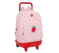 GLOWLAB - Zaino grande con ruote, compatto, rimovibile, ideale per bambini di diverse età, comodo e versatile, qualità e resistenza, 33 x 22 x 45 cm