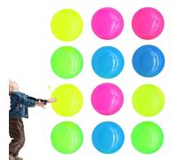 Glows in the Dark Sticky Balls, Glows Sticky Balls to Throw at Ceiling, Luminous Balls Jumping Fun decom pression Toys,12 pieces Stress Balls,Dream Balls, Reusable Toys for Kids