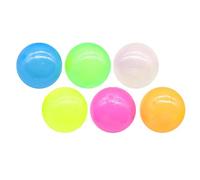 Glows In The Dark Sticky Balls, Sticky Bouncy Balls, Glow In The Dark That Stick to Ceiling, Stress Fidget Toys, Stress for Kids and Adults (6 pezzi)