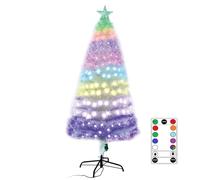 Glowster Albero in fibra ottica a bassa tensione, altezza 210 cm, RGBIC