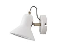Glowster Applique da parete E27 in bianco, perfetto per migliorare la luminosità e l'estetica di qualsiasi spazio. Il suo design elegante e minimalista dona calore e stile alla tua casa.