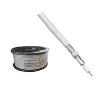 Glowster CAVO COASSIALE TELE, 100 METRI IN ROTOLO CON ROLLO. Ideale per installazioni TV e reti, garantisce segnali di alta qualità e durata. Perfetto per progetti professionali.