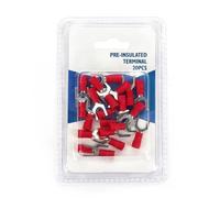 Glowster Connettore pre-isolato SV1.25-6 rosso (20 pz/blister). Perfetto per connessioni elettriche sicure e durature. Facile da usare, garantisce alte prestazioni. Acquistalo subito!