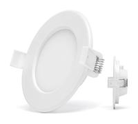 Glowster Downlight E6 LED ultrasottile rotondo 9W luce bianca