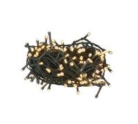 Glowster Ghirlanda LED 100 luci, 11 m, alimentata da 3 batterie AA, IP44, ideale per decorare interni ed esterni per feste ed eventi.