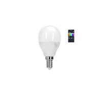 Glowster Lampadina LED Bluetooth MESH E14 4.9W RGB+CCT, controllo luce e colore, ideale per ambiente e decorazione intelligente.