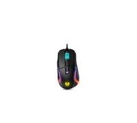 Glowster Mouse Gaming RGB Kick con retroilluminazione regolabile, design ergonomico, pulsanti multipli, ideale per giochi e uso intensivo.