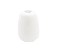 Glowster Portalampada in ceramica vintage bianco E27, ideale per lampade decorative in case e spazi in stile retrò.