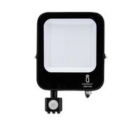 Glowster Proiettore LED con sensore nero 100 W