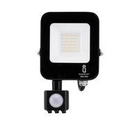 Glowster Proiettore LED con sensore nero 20 W