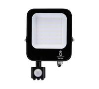 Glowster Proiettore LED con sensore nero 30 W