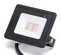 Glowster Proiettore LED RGB Die-Cast Nero 10W