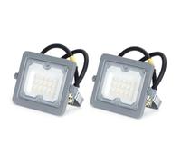 Glowster Proiettori LED slim (2 pz.) con cavo da 50 cm 10 W