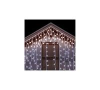 Glowster Striscia luminosa 100 LED 6500 K fredda 5 m x 0,6 m a batterie 3 x AA