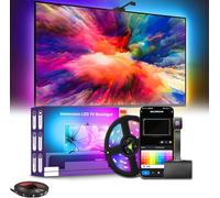 Glowsync HD - Smart LED TV Backlight Strip with Real-Time Screen Sync, LED Strip Lights Sync Color Changing to Game & Music, with App and Remote Control, USB Powered (for 65-75 inch TVs)