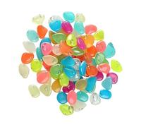Gloww in the Dark Pebbles, 200 Pieces Gloww Rocks for Landscape Decoration | Gloww Rocks for Landscape Decoration for Balcony Aquarium Fish Tank Garden Patio Lawn Terrace
