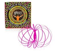 Glozi Flow Ring Geometrico - Bracciale Magico Facile da Usare - Magic Ring 3D, Gioco per ADHD per Bambini e Adulti (Rosa)