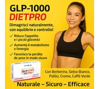 GLP-1000 DIETPRO alternativa naturale sazietà glicemia dimagrire GLP1 Berberina