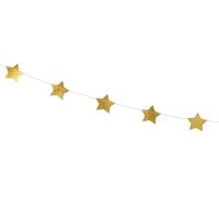 GLS8-019M - Ghirlanda stelle gold - oro 3.6 m