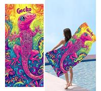 Glslmznq Telo Mare Microfibradi xxl 220 x 100 cm, Asciugamani Grande Microfibra e Resistente Alla Sabbia, Telo Palestra Leggero e ad Asciugatura Rapida Adattoper Spiaggia, Viaggi, Sauna, Tigre s-69